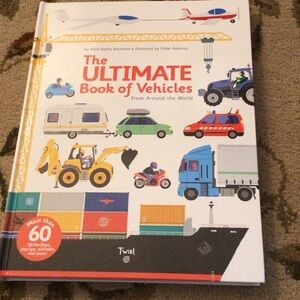 The ULTIMATE Book of Vehicles - Illustrated Kids' Board Book (White, Multicolor)